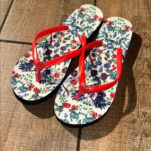 {Tory Burch} Farmhouse/Porcelain Thin Flip Flop LNWOT sz 8